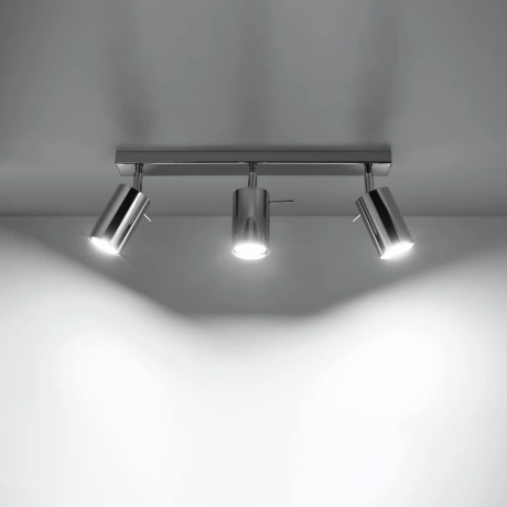 Plafonnier RING 3 chromé