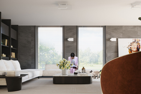 Applique LAPPO blanc + 1x ampoule LED E14 3000K Warm 7.5W 620lm