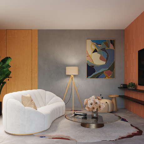 Lampadaire NATT beige