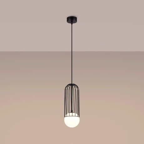 Lampe suspendue BRINA 1 noir