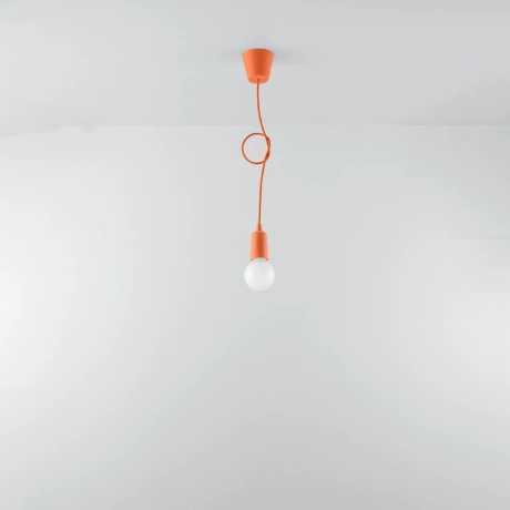 Lampe pendante DIEGO 1 orange