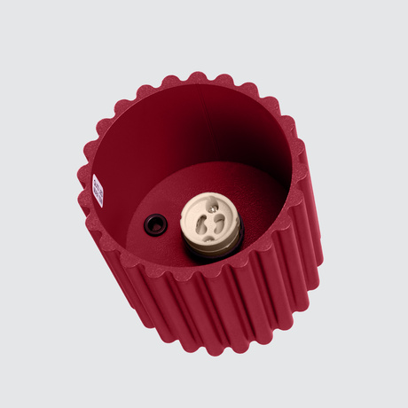 Plafonnier AURA 1 bordeaux GU10