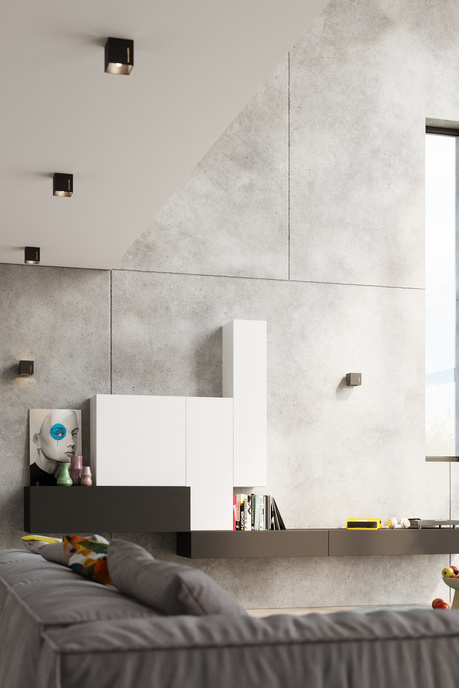 Plafond PIXAR noir + 1x ampoule LED G9 4000K froide 4.5W 530lm