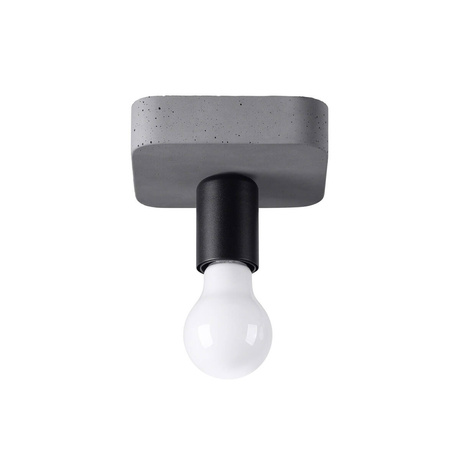 Plafond TAVO 1 + 1x ampoule LED E27 4000K Froid 7,5W 690lm