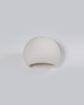 Applique en céramique GLOBE blanc + 1x ampoule LED E27 3000K Warm 7.5W 620lm