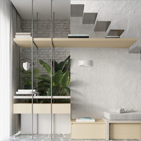 Applique en céramique VIXEN blanc + 1x ampoule LED G9 3000K Warm 4.5W 510lm