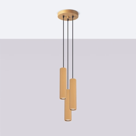 Lampe suspendue KARBON 3P or