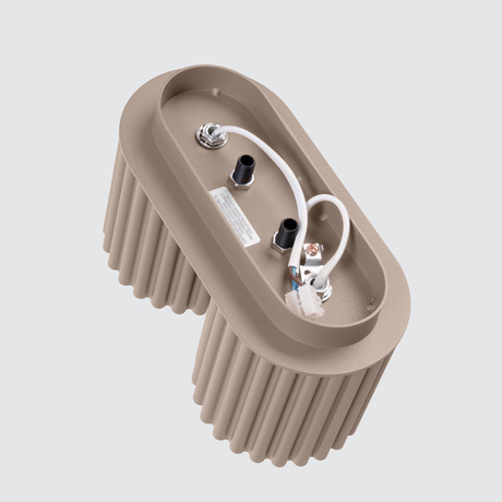 Plafonnier AURA 2 taupe GU10