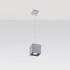 Lampe suspendue QUAD 1 gris