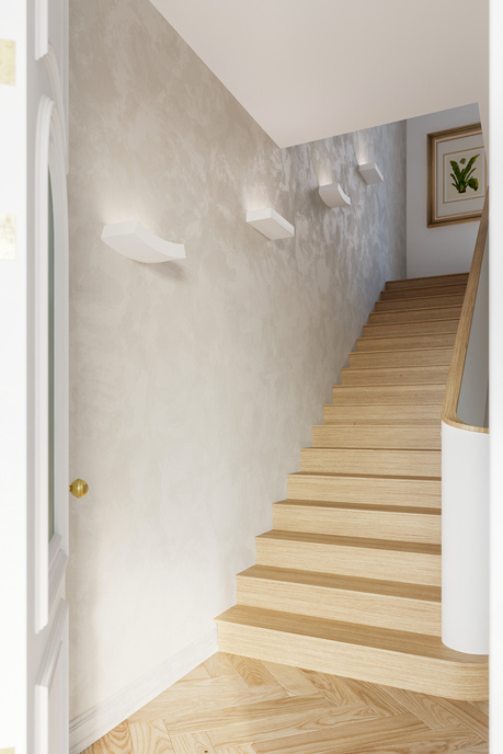 Applique en céramique HATTOR blanc + 2x ampoule LED G9 4000K froid 4.5W 530lm