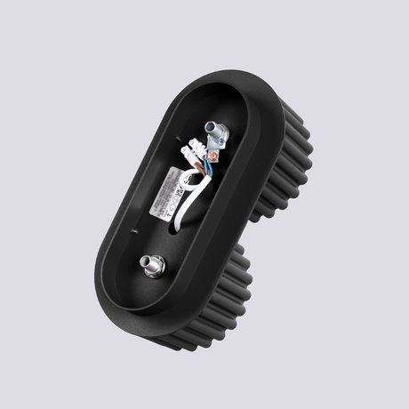 Plafonnier AURA 2 noir Gx53