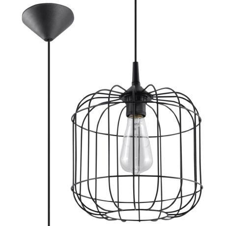 Lampe suspendue CELTA noir