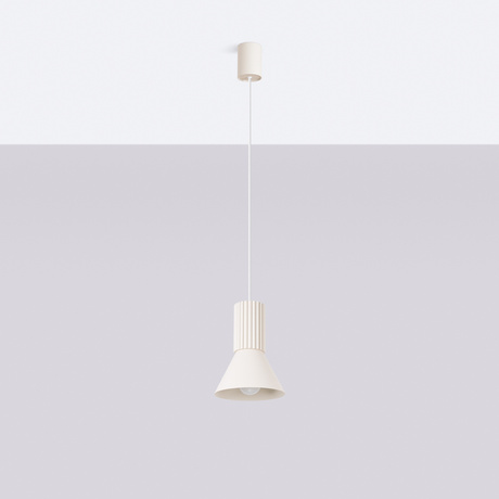 Lampe suspendue ESTRIA 1 beige