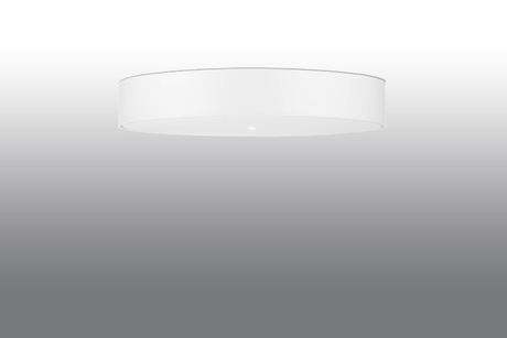 Plafond SKALA 80 blanc + 6x ampoule LED E27 3000K Warm 7.5W 620lm