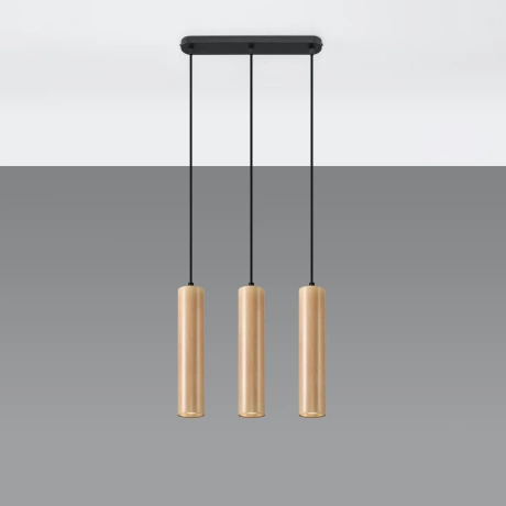 Lampe suspendue LINO 3 bois