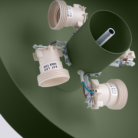 Plafonnier OMIQ vert olive