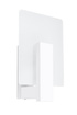 Applique LAPPO blanc + zx Ampoule LED E14 4000K Froid 7.5W 650lm