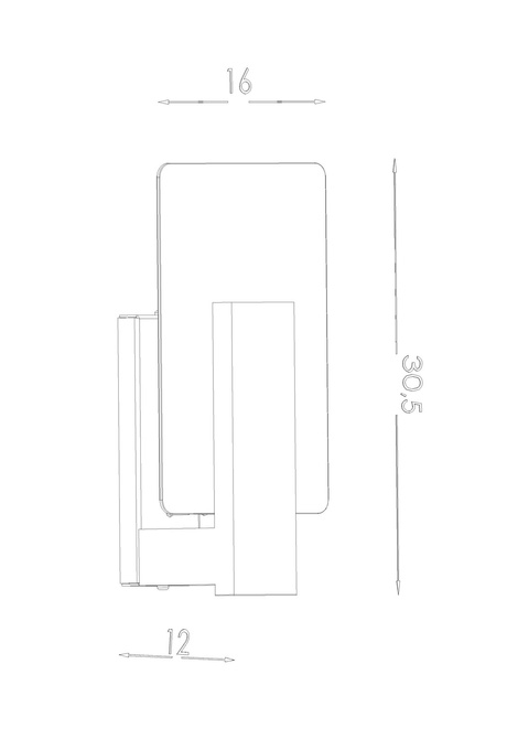 Applique LAPPO bois naturel + 1x ampoule LED E14 3000K chaude 7.5W 620lm