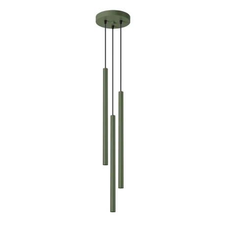 Lampe pendante PASTELO 3P vert olive