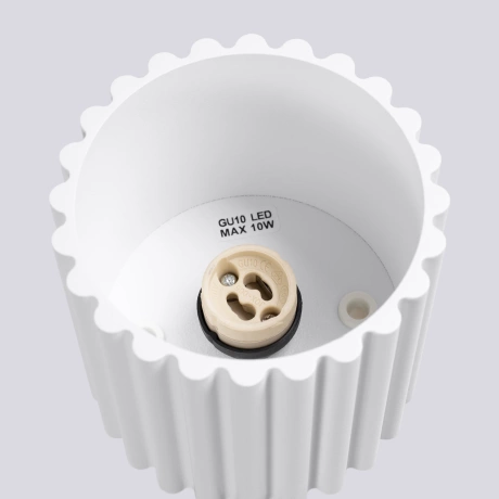 Plafonnier AURA 1 blanc GU10