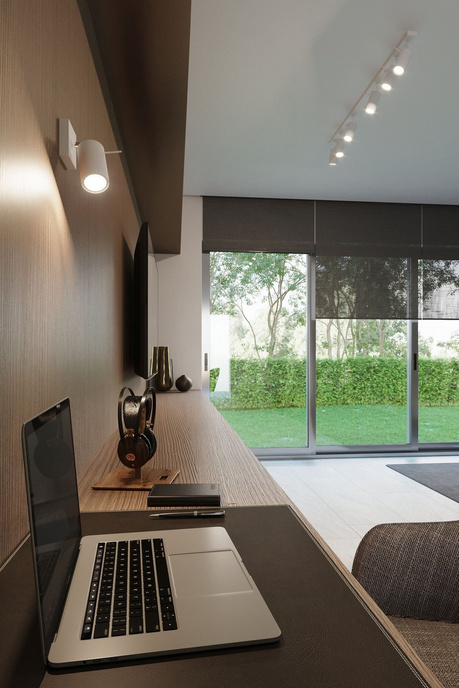 Plafond RING 2 blanc + 2x ampoule LED GU-10 3000K Warm 7W 620lm