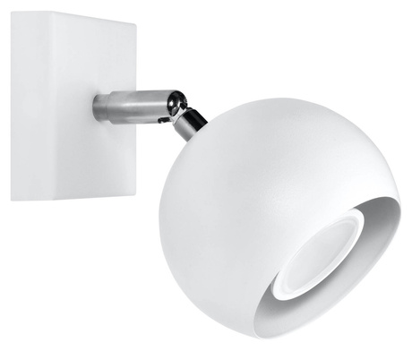 Applique OCULARE 1 blanche + 1x ampoule LED GU-10 3000K Warm 7W 620lm