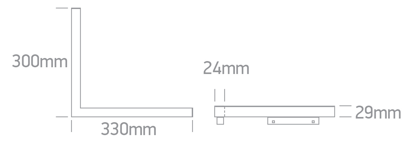 ARTO black LED 3000K 16W 1280lm