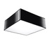 Plafond HORUS 25 BLACK + 1x ampoule LED E27 4000K Cold 7.5W 650lm