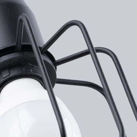 Applique BELUCI 1S noir