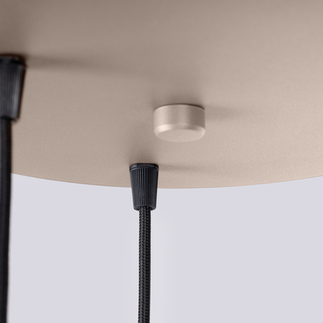 Lampe suspendue HALO 3P taupe