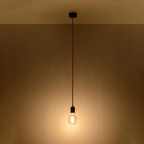 Lampe suspendue EDISON noir
