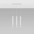 Lampe suspendue WEZYR 3 blanc