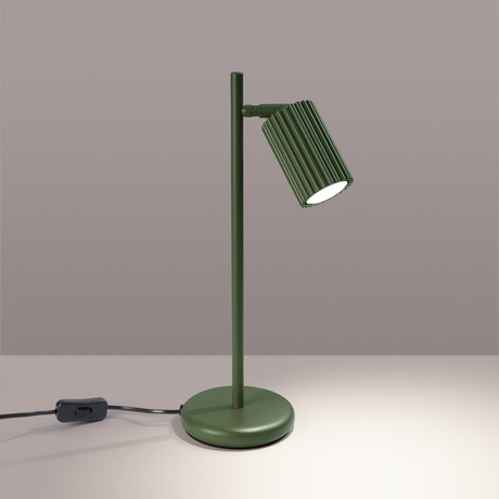 Lampe à poser KARBON vert olive