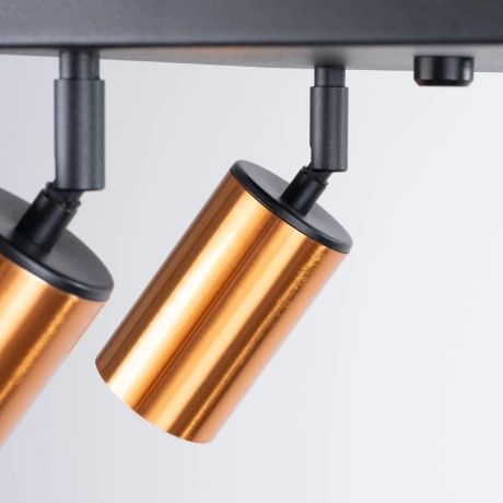 Plafonnier WINX 4 noir/cooper