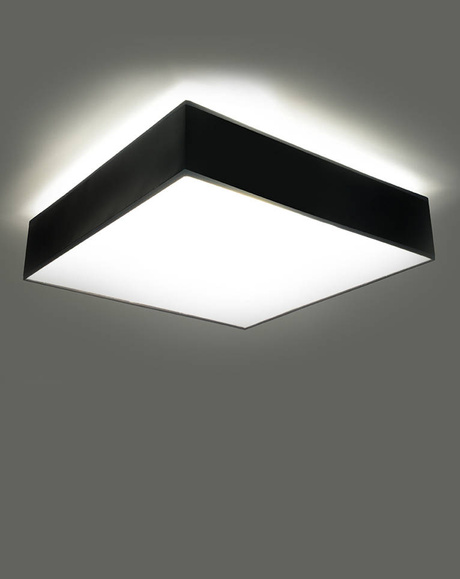 Plafond HORUS 25 BLACK + 1x ampoule LED E27 4000K Cold 7.5W 650lm