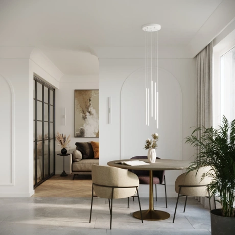 Lampe suspendue PASTELO 2 blanc