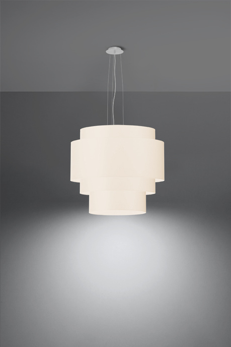 Lustre REFLEXION 50 blanc + 5x ampoule LED E27 4000K Froid 7.5W 650lm