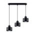 Lampe suspendue SAVAR 3 noir