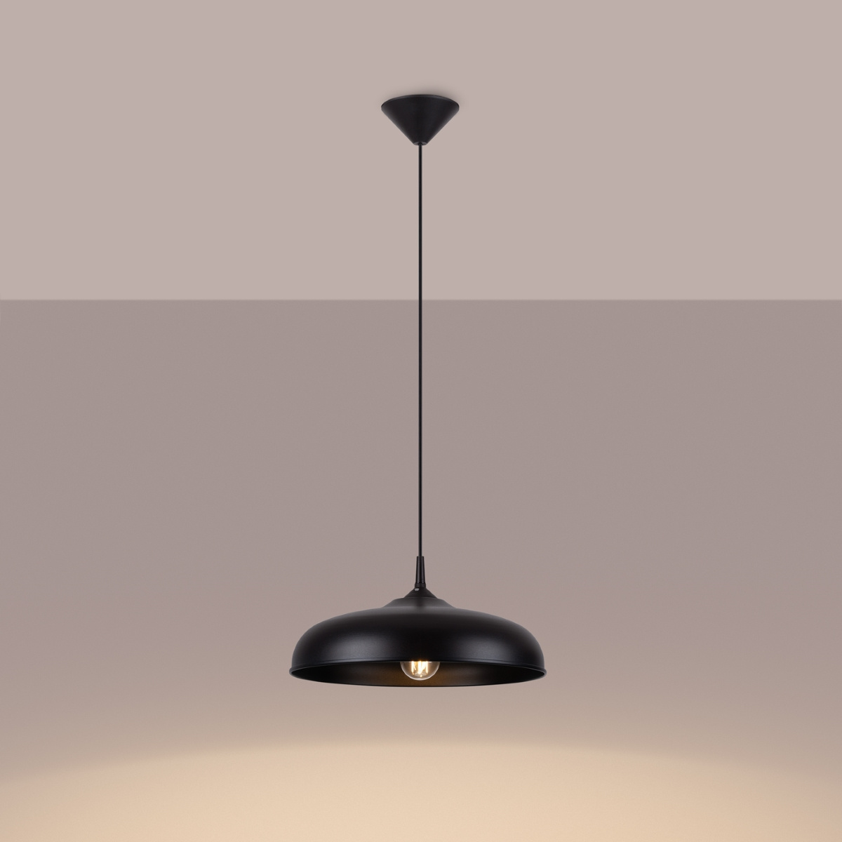 Lampe suspendue GINA noir