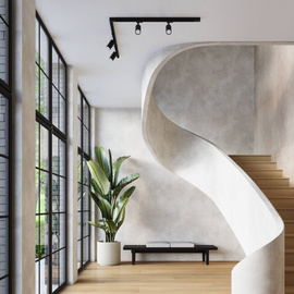 Plafonnier, 4 spots, système de rail triphasé, RING