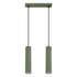 Lampe suspendue KARBON 2 vert olive