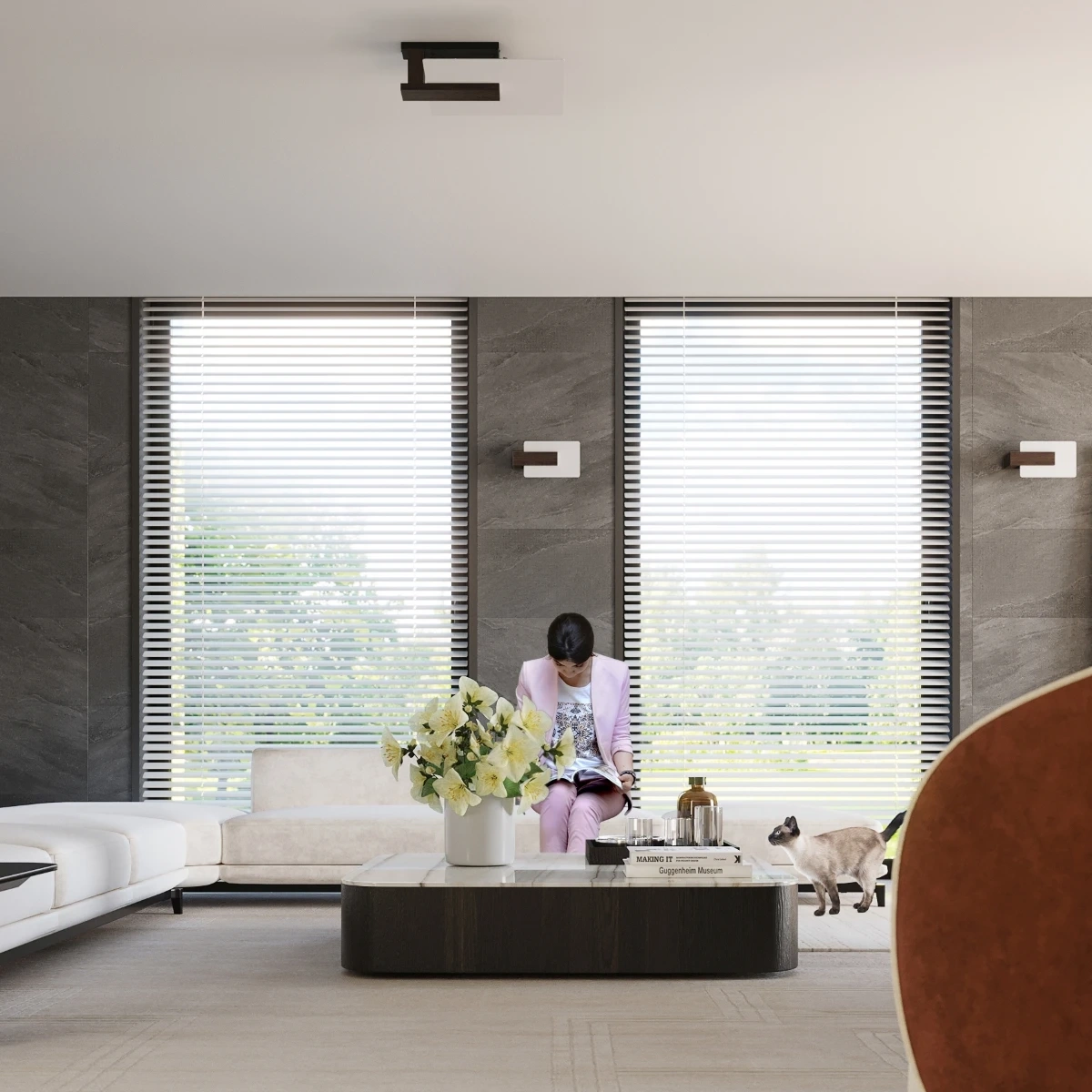 Plafonnier LAPPO wenge