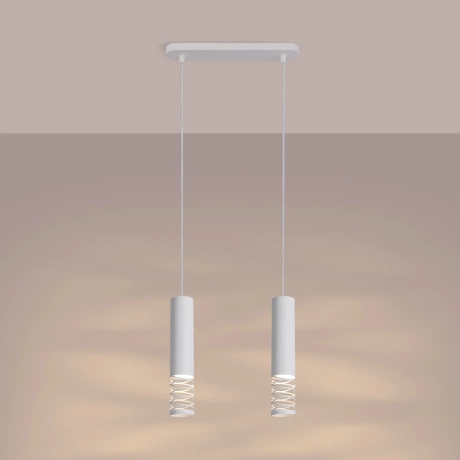Lampe suspendue LAMI 2 blanc