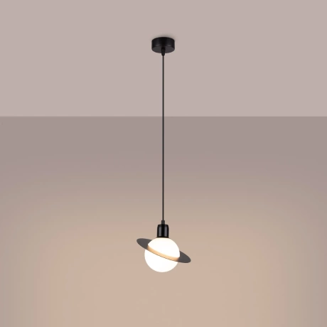 Lampe suspendue HYPERION 1 noir