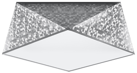 Plafond HEXA 35 CEKIN + 2x ampoule LED E27 3000K Warm 7.5W 620lm