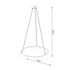 Lustre YOLI 3 + 3x ampoule LED G9 3000K Warm 4.5W 450lm