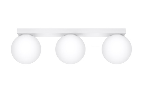 Plafond YOLI 3 blanc + 3x ampoule LED G9 3000K Warm 4.5W 450lm