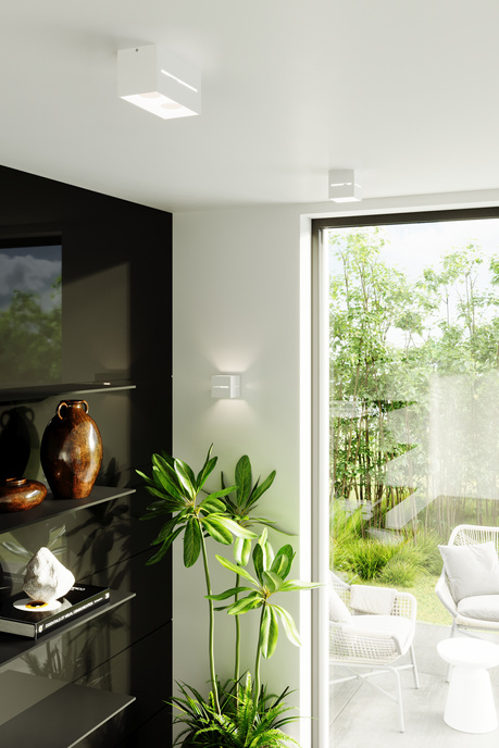 Applique LOBO blanche + 1x ampoule LED G9 3000K Warm 4,5W 510lm