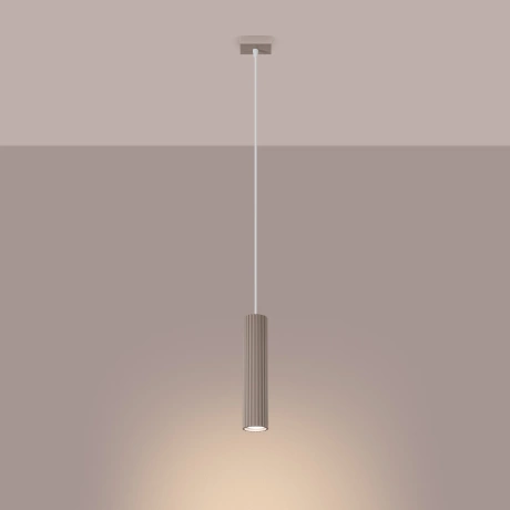 Lampe suspendue KARBON 1 taupe