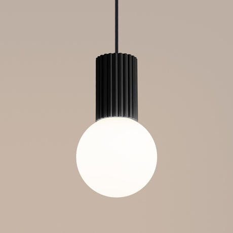 Lampe suspendue HALO 1 noir